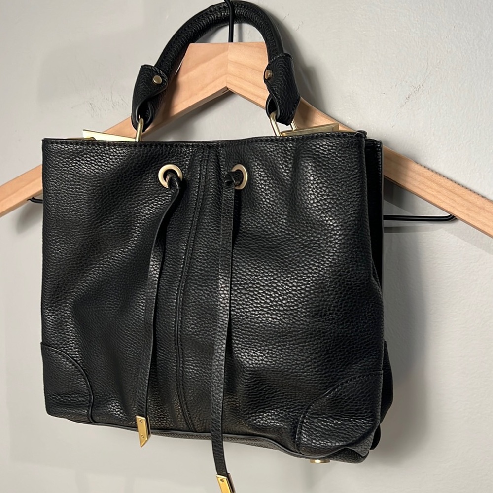 Foley+Corinna Black Faux Leather Purse